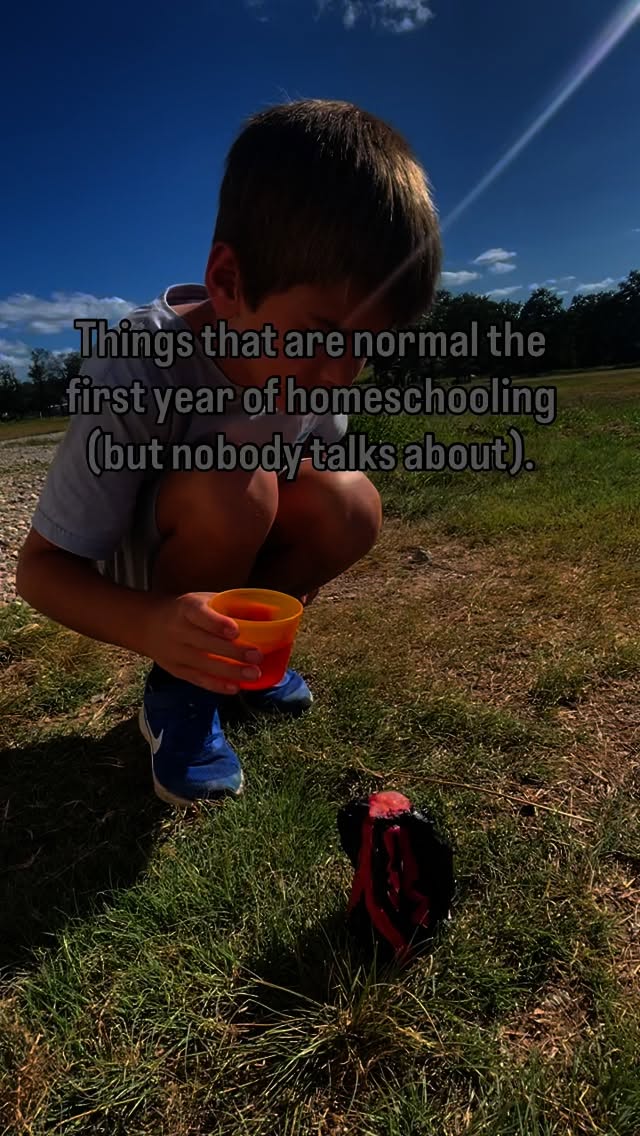 Let’s normalize what the first year of homeschooling really looks like 👇
💡 It’s normal to feel like you’re fumbling. 💡 It’s normal to second-guess every decision. 💡 It’s normal to try a curriculum and realize it’s not the right fit or decide you don’t want heavy curriculum at all.  💡 It’s normal to compare yourself, then remember every family looks different. 💡 And it’s normal (and powerful!) to finally see how much learning happens in everyday life.

The truth? 

The first year isn’t about perfection, it’s about finding your rhythm, learning alongside your kids, and figuring out what works best for YOUR family.

You don’t need to have it all together. You just need to keep showing up. 💕

 👉 If you’re in your first year (or thinking about starting), what’s been the hardest part for you? 

Drop it in the comments I’d love to encourage you!

PS- and who am I kidding- we are starting our third full year and I can still relate. 🤪

#homeschooling #unschooling #naturallearning #homeeducation #homeschool #homeschoolmom #curriculum #family #naturallearning