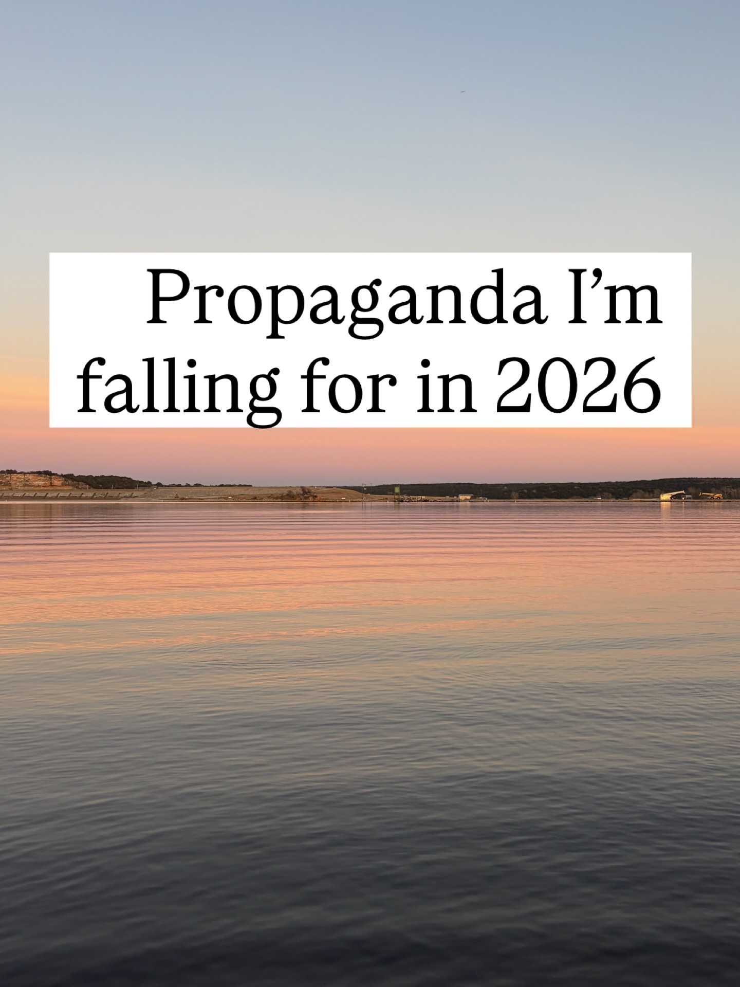Propaganda I will happily fall for:
butter, rendering tallow, more fun, 1,000 hours outside, cooking is math (yes, also science), tower gardens…
and the radical idea that you’re never too old to make healthier choices.

The funny part?

We’ve been doing a lot of this all along.
We’re just finally noticing it, naming it, and protecting it.
No guilt. No gold stars. Just choosing to prioritize what actually feels good now.

Yep. I’ll fall for that every time. 🌿✨
Cheers 2026

Drop a 🩷 if you love some of these ideas. Share your own below. 👇