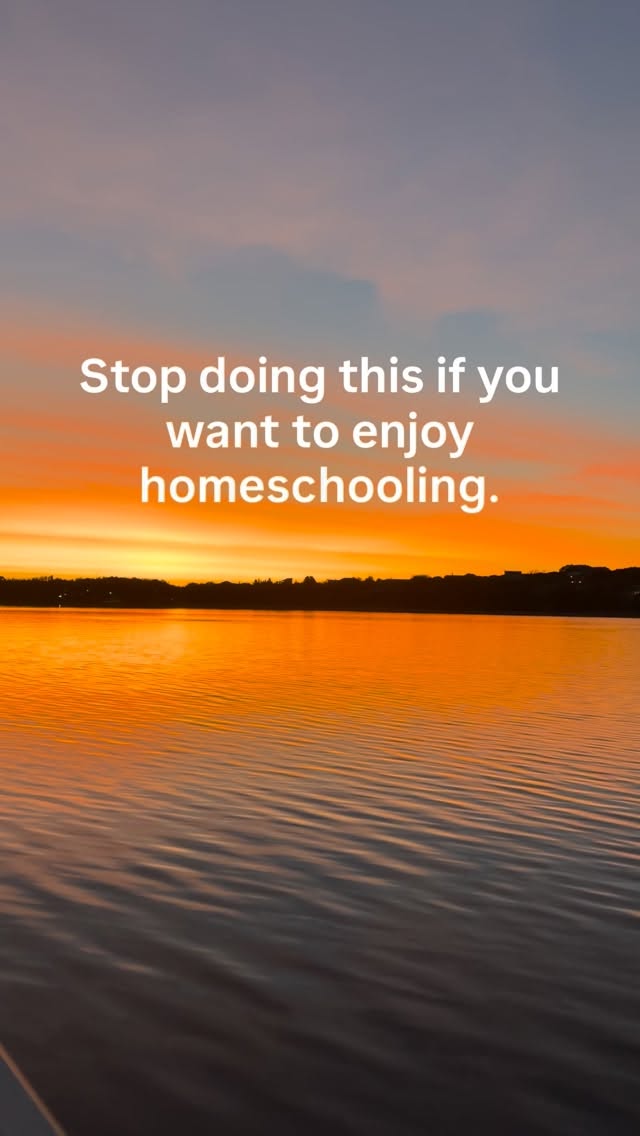 Stop doing this if you want to enjoy homeschooling:
measuring your days by checklists instead of connection.

You can finish the lesson
and still miss the learning.

The moments you think “don’t count”?
Those are usually the ones that do.

If you are ready to minimize homeschool stress and maximize making memories with your children (that doubles as learning) hit the follow button.