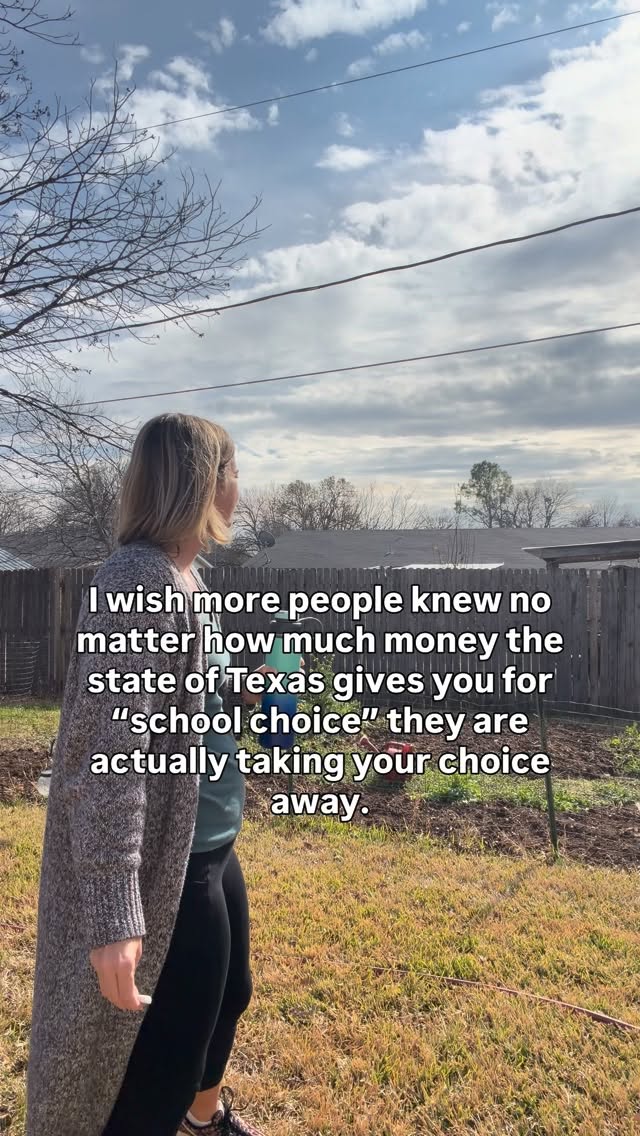 Smoke and mirrors in the game they play. 

I hear more talk in the homeschool network about the bill and how it doesn’t change what we do in homeschooling, only private school requirements. 

Here’s the thing- homeschool is considered private school in Texas. So, they will have you cornered and compliant. 

Just say no. There are so many inexpensive and free resources to help you homeschool your children. 

#schoolvouchers #texaspolitics #texashomeschoolers #homeschooling #unschooling