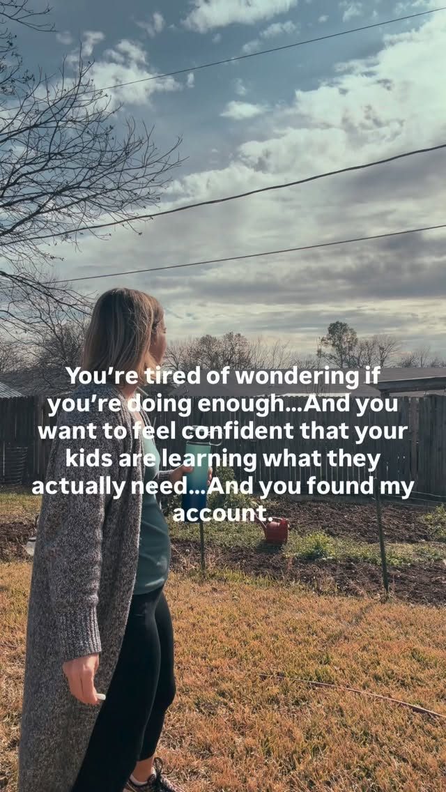 You’re tired of second-guessing your curriculum.
Tired of comparing your homeschool to everyone else’s highlight reel.
Tired of feeling behind before the day even starts.

And you want confidence.
You want clarity.
You want to know your kids are actually learning without burning yourself out.

And you found my account.

I’m a former classroom teacher turned homeschool mom, and I’m here to tell you:

You don’t need a perfect schedule.
You don’t need the most expensive curriculum.
You don’t need to recreate school at home.

You need simple systems.
You need realistic expectations.
You need someone reminding you that critical thinking > checking boxes.

If you’re ready to homeschool with less pressure and more purpose, follow along. 🤍

#homeschooling #unschooling #homeschoolinspiration #unschoolingfamily #homeschoolingmom