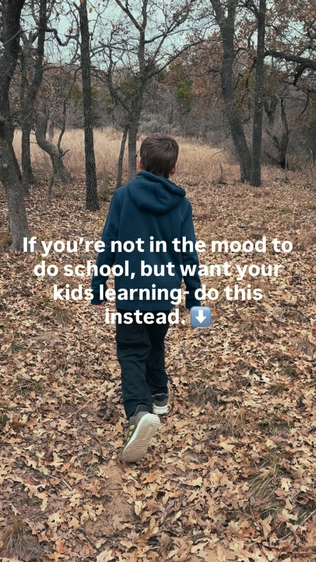 I’m here to bridge the gap between doing school home and doing school through life. 

As a former teacher, I’m asked all the time what curriculum we use. My answer shocks most people. 

I despised formal curriculum in the classroom, I for sure didn’t want to have box set learning at home. 

But I also understand how hard it can be to think outside the box when you are tired, busy, stressed and overwhelmed. 

So, I’ve been putting my best ideas together in inexpensive, easy to implement resources for you. Check them out in my bio or comment GUIDE and I’ll see them directly to you. 

#homeschooling #homeschoolcurriculum #unschooling #naturallearning #homeeducator
