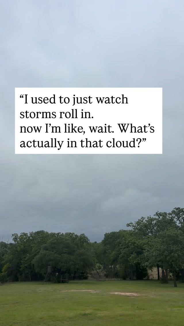 Part of me still finds this so peaceful.
The other part of me… asks too many questions 😅

When you start living a little more intentionally, you can’t unsee certain things.

Balance is letting both be true.

Peaceful… or suspicious? 👀 🤣

#texas #homeschoolmom #randomthoughts #weather #conspiracies